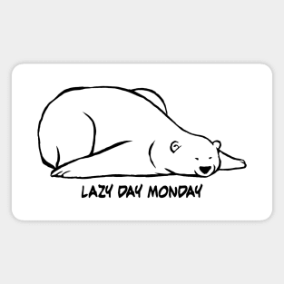 Lazy Day Monday Magnet